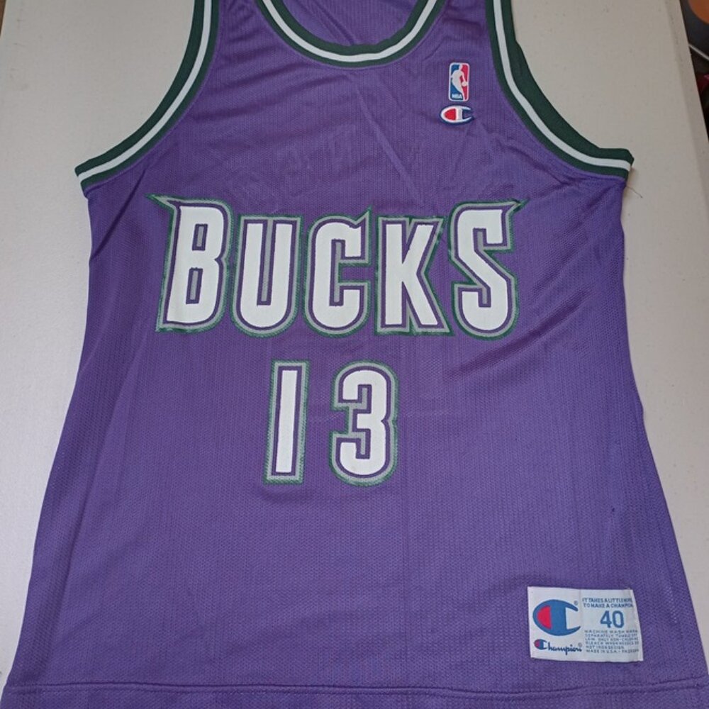 Champion Glenn Robinson Milwaukee Bucks NBA Basketball Jersey Adult Medium 40